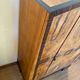 Vintage art deco storage furniture (dresser, wardrobe) in burr walnut