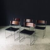 Mid-Century Modern SM08 Dining Chair Set by Cees Braakman for Ums Pastoe, Netherlands, 1960s, Set of 5