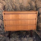 Vintage solid wood chest of drawers
