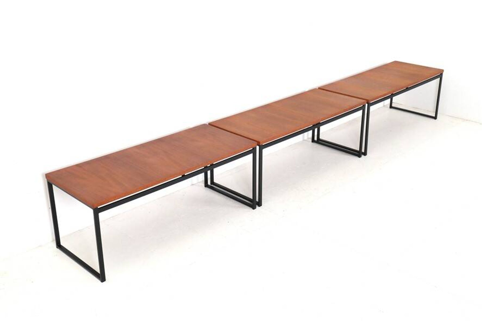 Rare Rego / Günter Renkel “Twen” teak coffee table / mid-century modern design / 1950s / 1960s modernism