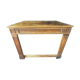 Front or frame or facade of fireplace of the nineteenth century in walnut wood carved by hand.