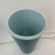 Set of 2 vintage table lamps Ikea Gavik mushroom blue glass