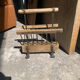 Brutalist magazine rack