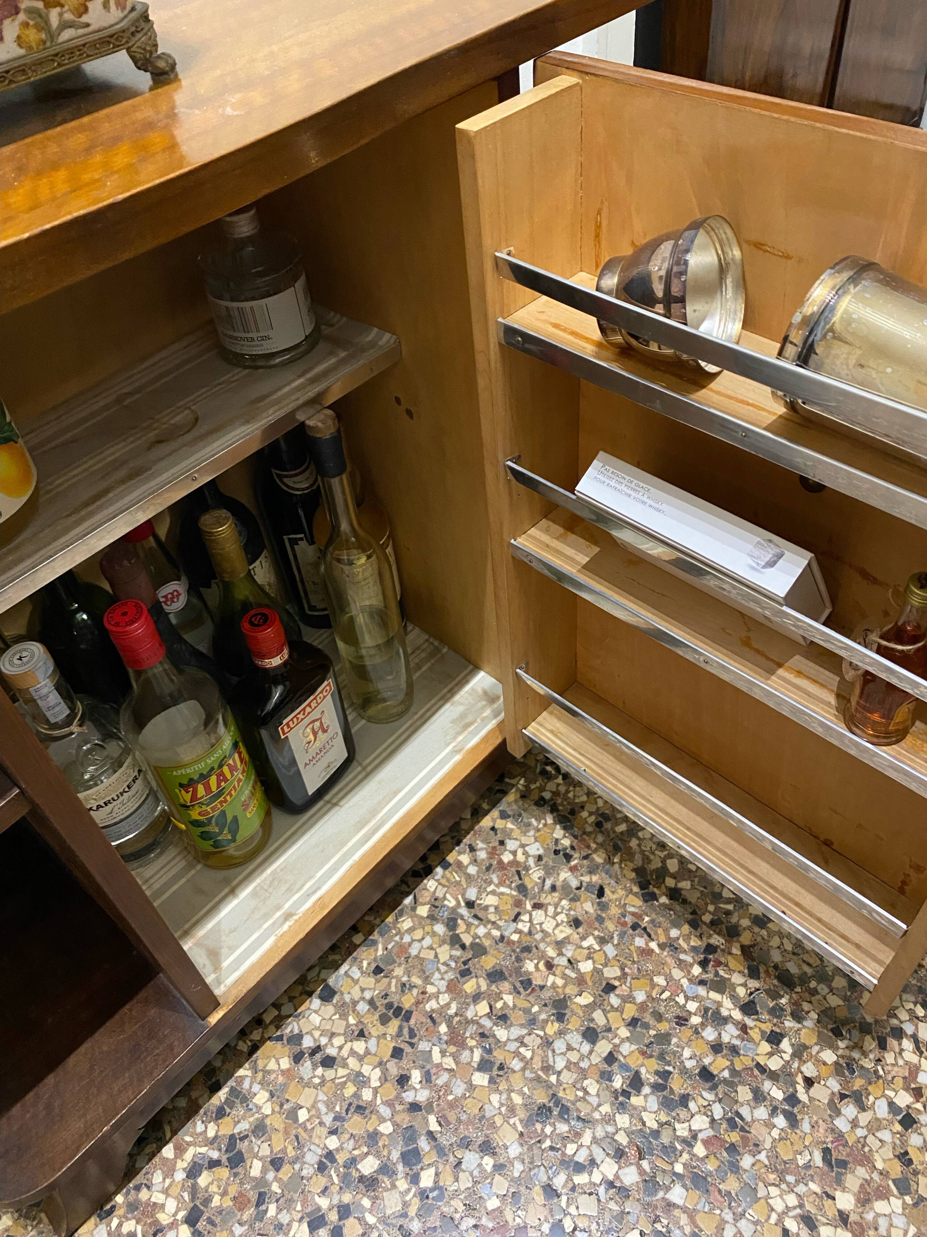 Art Deco style bar cabinet