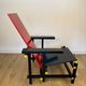 Red and Blue Chair in the Style of Gerrit Rietveld – De Stijl Movement