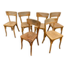 Suite de 6 chaises bistrot baumann