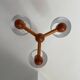 70’s Scandinavian pine wood chandelier