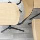 Lot de 6 chaises vintage Galvanitas couleur crème