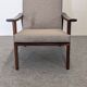 Scandinavian style armchair in teak, Eastern Europe around 1950.