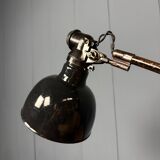 Rademacher black table lamp with enamel shade