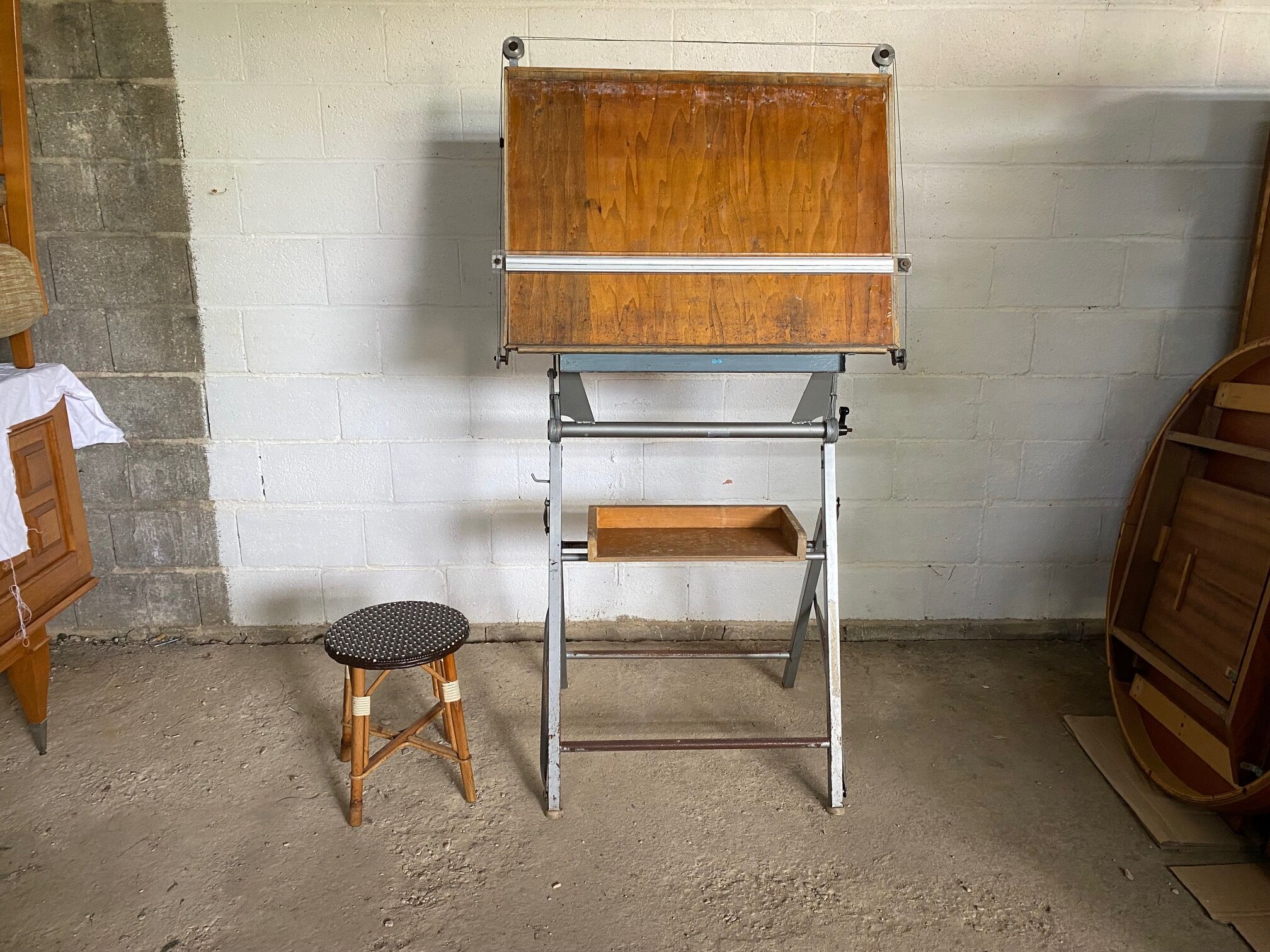Architect drawing table 50s