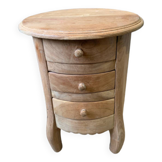 Wooden side table