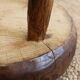 Stool top solid wood