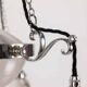 10" Chrome Holophane 'Stiletto' Chandelier