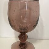 Large glass vase in blown glass