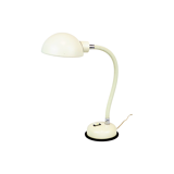 Vintage desk lamp white industrial flexible metal lamp 43cm