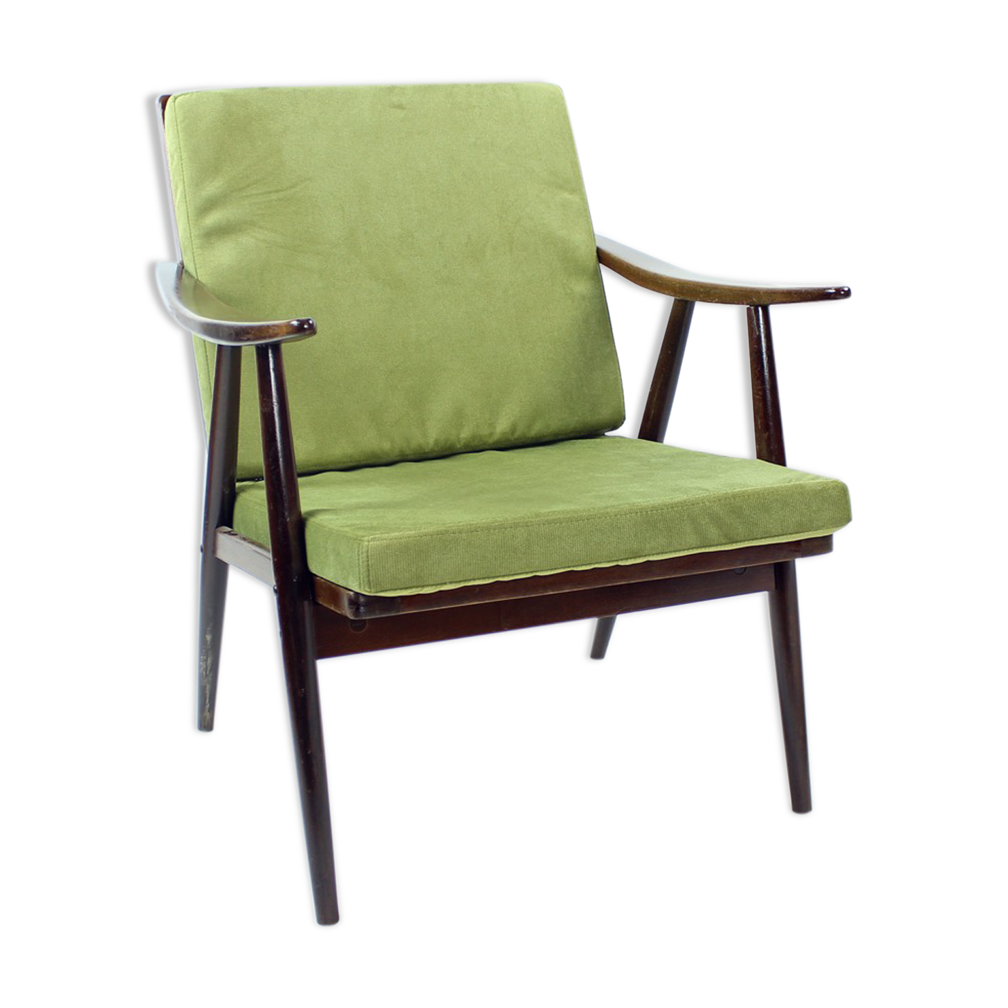 Boomerang Armchair From Ton, Czechoslovakia, 1960s