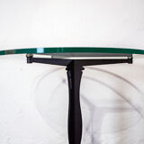 Iron and glass coffee table Italia Anni '80