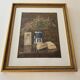 Watercolor on paper by Valentin Nossikov XXth Still Life with Heather