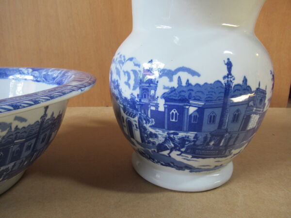 Vasque & broc faïence victoria ware ironstone début xxème