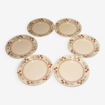 6 assiettes plates Villeroy & Boch art-déco