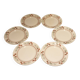 6 assiettes plates Villeroy & Boch art-déco