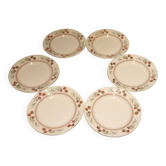 6 assiettes plates Villeroy & Boch art-déco