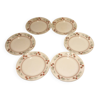 6 assiettes plates Villeroy & Boch art-déco