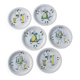 Set of 6 vintage Royal Sphinx Maastricht plates – Folk decor