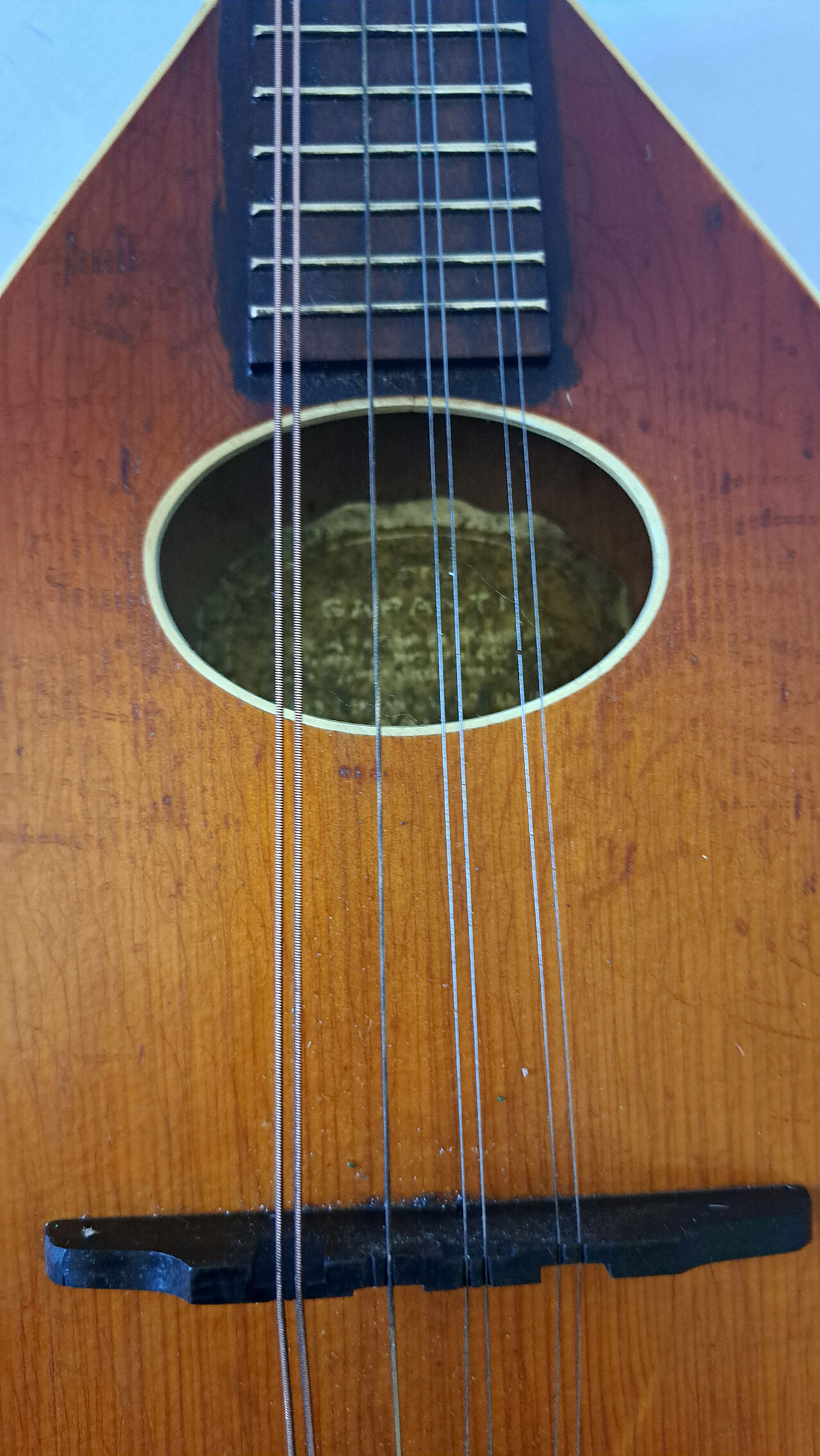 Levin high-end antique mandolin with flat bottom