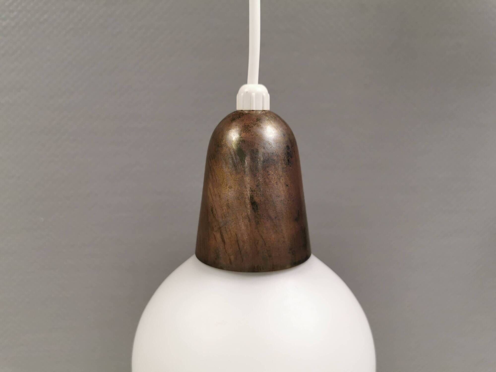 Small pendant lamp from the 1930s, manufactured by Nordisk Solar Denmark.