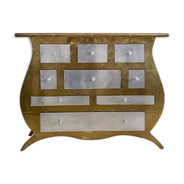 Commode 20ème laiton et métal — Beyit