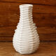 Vase soliflore en barbotine