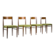 Set of 4 teak dining chairs by Lübke, 1960s