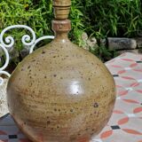 Pyrite sandstone lamp base