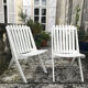Paire de fauteuils pliables vintage « ciseaux » 1950