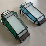 Set of 2 oriental wall lights