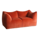 Le Bambole sofa in coral velvet By Mario Bellini For B&B Italia, 1970s