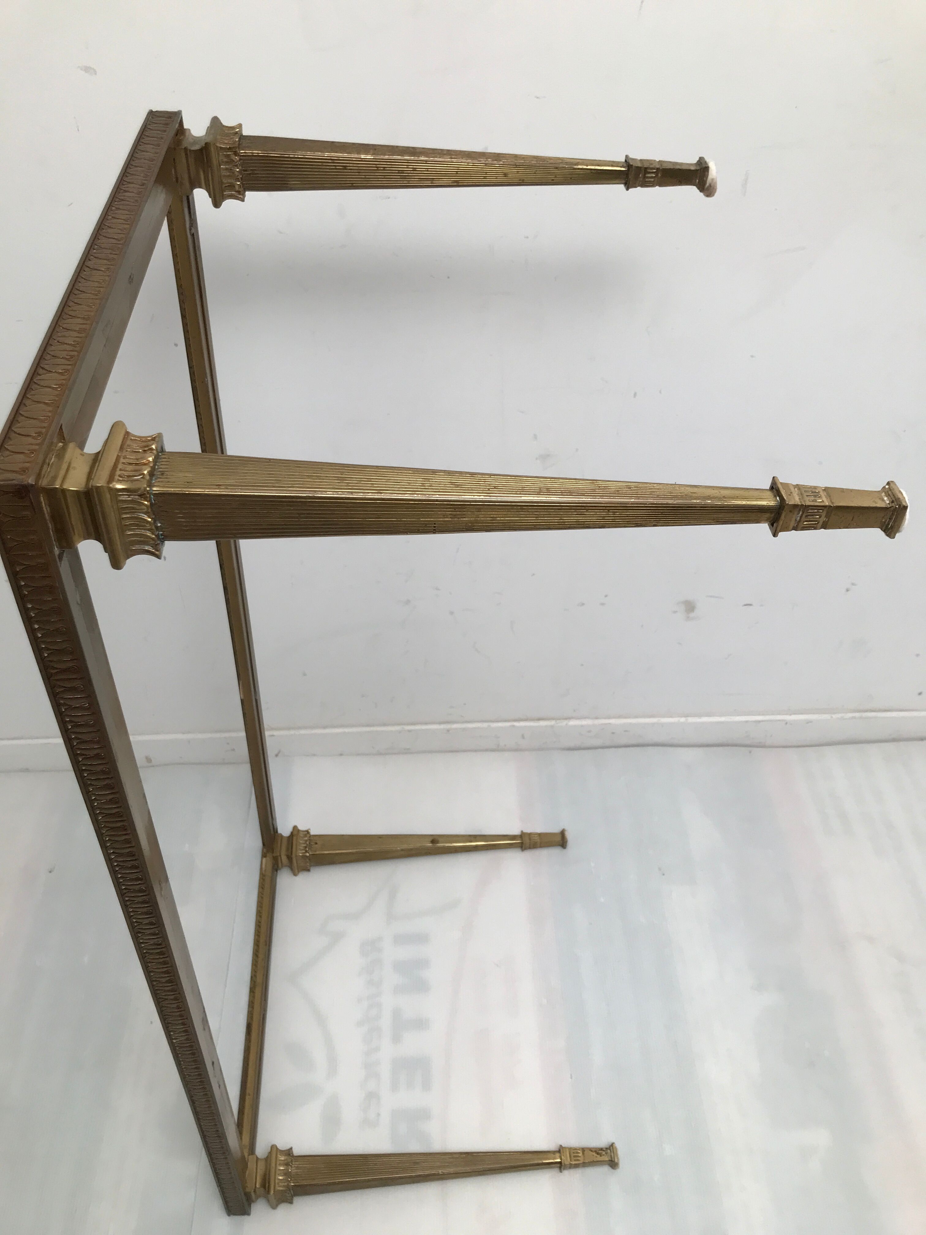 Coffee table in onyx marble 50s-60s