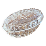 Vintage butter dish with "cow" motif