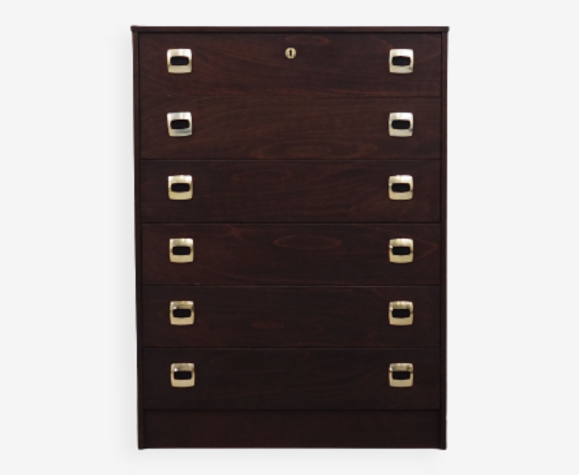 Commode en bois de hêtre, design danois, années 70, production: Danemark