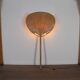 Large Uchiwa Floor lamp by Ingo Maurer for M Design , Germany 1977