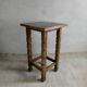 Wooden stool with carved legs, Folk Art