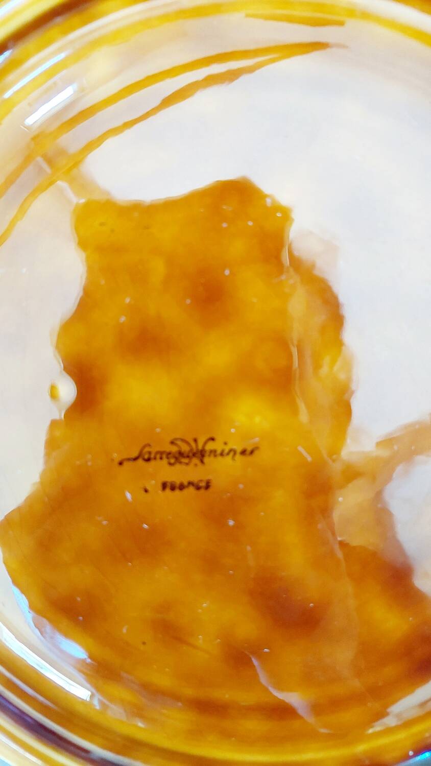 Set of 6 Sarreguemines plates for Burgundy fondue