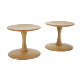 Pair of Nanna Ditzel Beech Stools by Kolds Savværk, Denmark 1960s