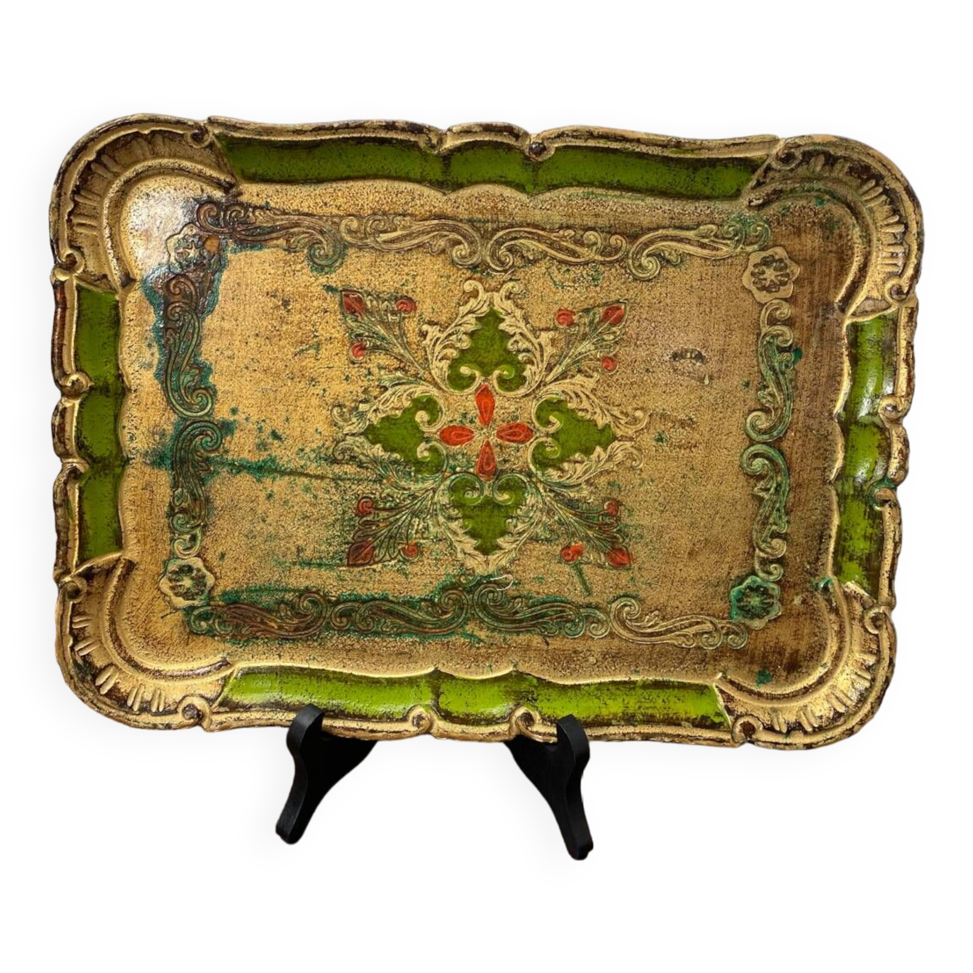 Florentine wooden tray