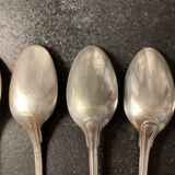 Set of seven CHINON tea spoons