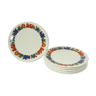 Lot 6 plates Acapulco Villeroy & Boch, 70s