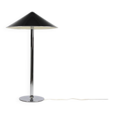 Ateljé Lyktan floor lamp with rare oversized custom shade – Sweden, 1970s