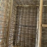 Bamboo and rattan shelf 2 doors